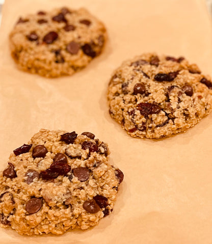 Oatmeal Cranberry Dark Chocolate Pecan Cookie